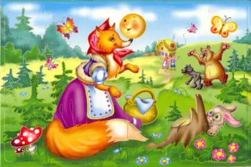 Мягкий пазл - 24 элемента. Колобок (01591) обложка книги