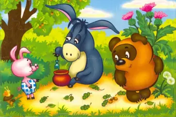 Мягкий пазл - 24 элемента. Винни Пух (01599) обложка книги