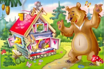 Мягкий пазл - 24 элемента. Теремок (01594) обложка книги