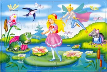 Мягкий пазл - 24 элемента. Дюймовочка (02349) обложка книги