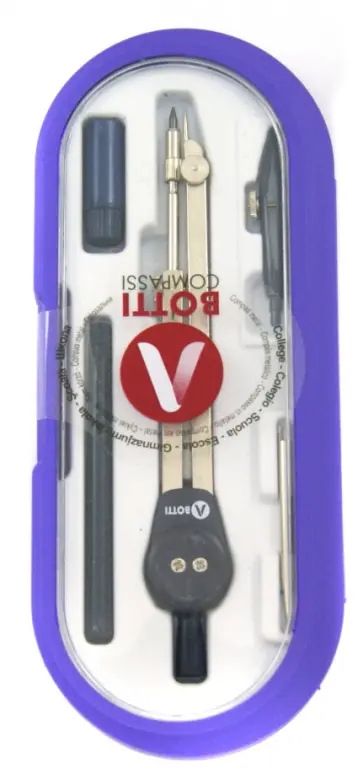 Готовальня "Botti" (5 предметов, пластик) (501 OV) обложка книги