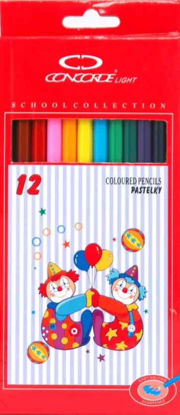 Карандаши 12 цветов "Light" (16405) обложка книги
