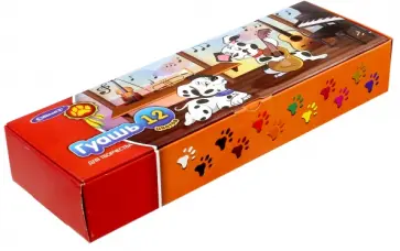 Краски гуашь 12 цветов (FG-112-DAL) обложка книги