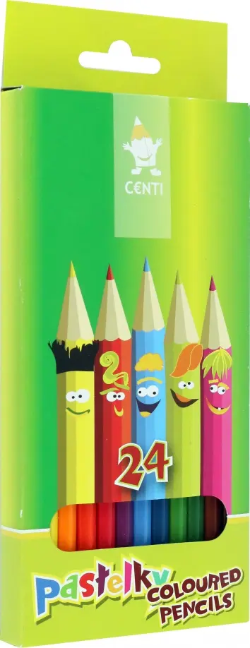 Набор карандашей 24 цветов Centi Набор карандашей 24 цветов Centi обложка книги