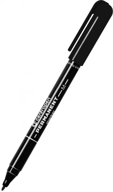 Маркер перманентный черный обложка книги