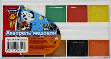 Краски акварель медовые 10 цветов (FA-110-DALM) Краски акварель медовые 10 цветов (FA-110-DALM) обложка книги