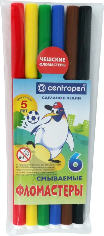 Фломастеры 6 цветов Фломастеры 6 цветов обложка книги