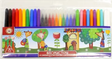 Фломастеры 30 штук (7908/30) обложка книги