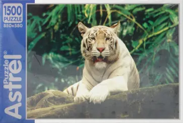 Пазл-1500 элементов "Белый тигр" (2210) обложка книги