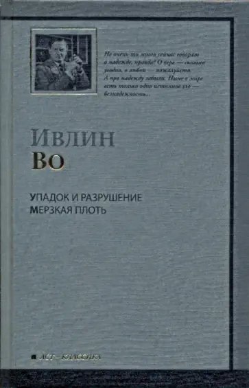 Ивлин Во - Упадок и разрушение. Мерзкая плоть обложка книги