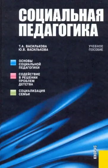 Василькова, Василькова - Социальная педагогика обложка книги