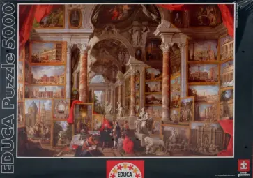 Пазл-5000 "Виды Рима, Дж. Паоло Панини" (14127) обложка книги