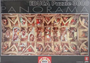 Пазл-3000  Сикстинская капелла (панорама) (12748) обложка книги