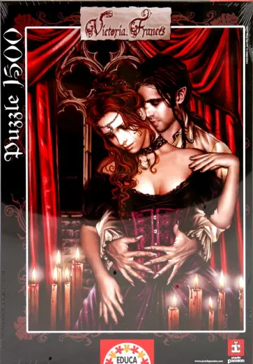 Пазл-1500 готика "Влюбленные" (14149) обложка книги