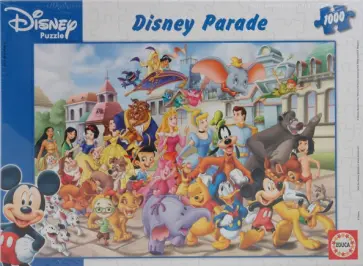 Пазл 1000 "Парад диснеевких героев" обложка книги