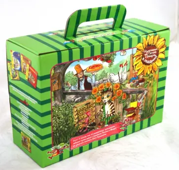 Свен Нурдквист - Петсон и Финдус. Подарочный чемоданчик из 10-ти книг обложка книги