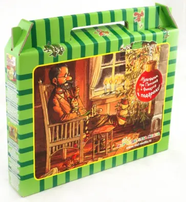 Свен Нурдквист - Петсон и Финдус. Новогодний чемоданчик обложка книги