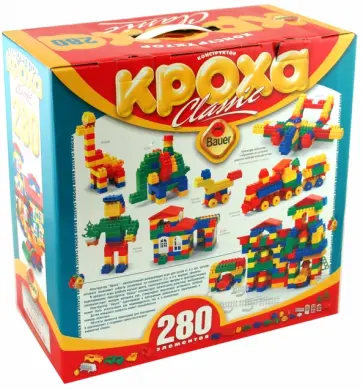 Конструктор"Кроха" 280 эл. 7/7 (010) обложка книги