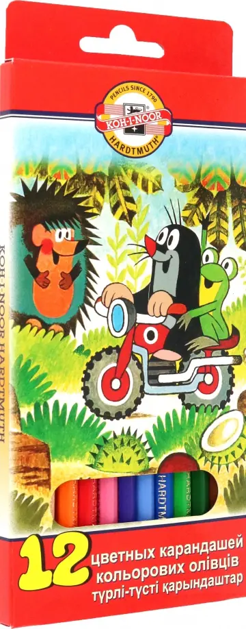 Набор карандашей 12 цветов Крот обложка книги