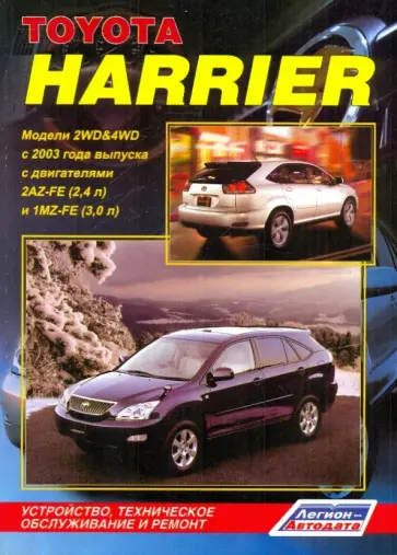 Toyota Harrier 2WD&4WD с 2003г обложка книги