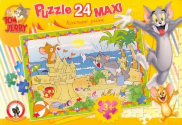 Пазл-24 MAXI. Песочный замок (03622) обложка книги