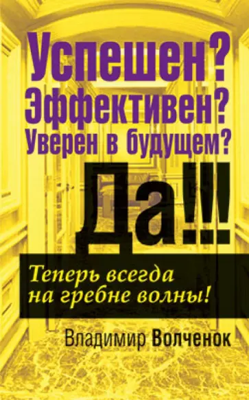 Владимир Волченок - Успешен? Эффективен? Уверен в будущем? Да!!! обложка книги