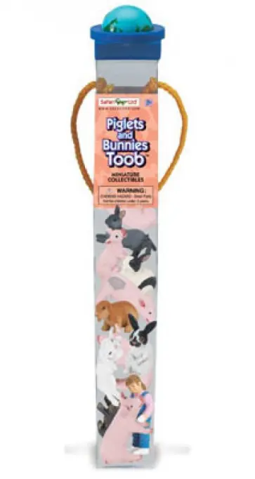 Свинки и зайцы, 12 фигурок (689404) обложка книги