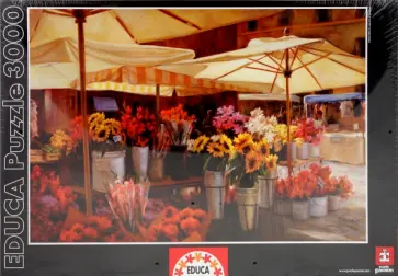 Пазл-3000 "Цветочная лавка" (14449) обложка книги