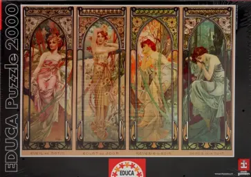 Пазл-2000 "Утро-день-вечер-ночь" (14448) обложка книги