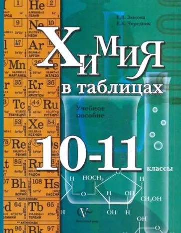 Чередник, Зыкова - Химия в таблицах. 10-11 классы. Учебное пособие Чередник, Зыкова - Химия в таблицах. 10-11 классы. Учебное пособие обложка книги