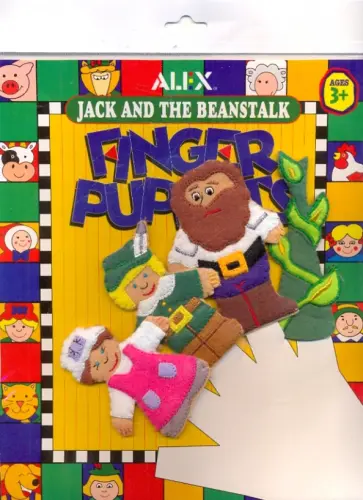 Кукольный театр на пальцы "Джек и бобовое зернышко" (422) обложка книги