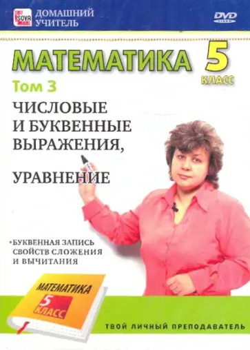 Игорь Пелинский - Математика. 5 класс. Том 3 (DVD) обложка книги