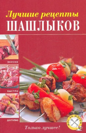 Лучшие рецепты шашлыков обложка книги