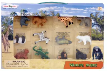 Набор "Детеныши диких животных" 12 фигурок (701004) обложка книги