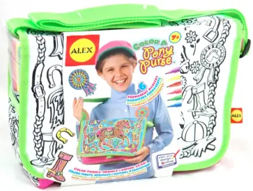 Набор "Раскрась сумку" с изображением пони (508PL) обложка книги