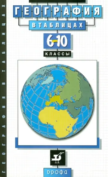 Оксана Климанова - География в таблицах. 6-10 классы. Справочное пособие обложка книги
