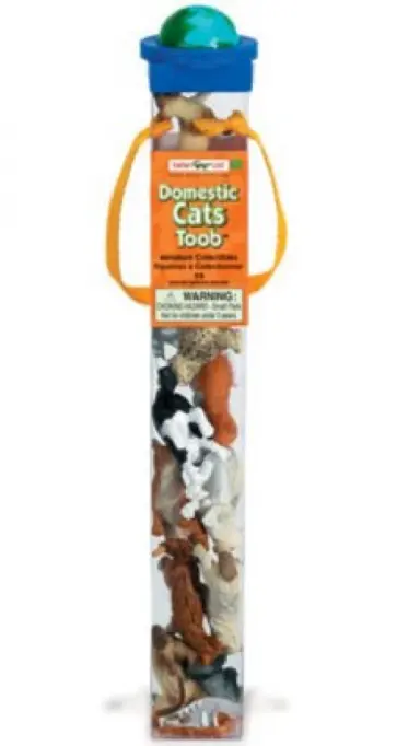 Домашние кошки, 12 фигурок (699204) обложка книги