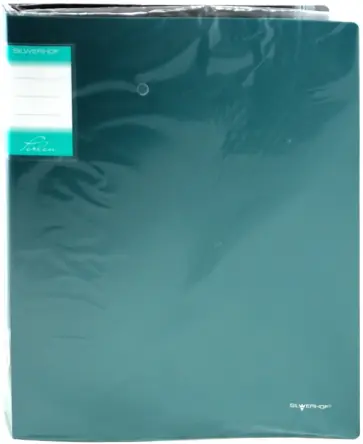 Папка с 4-мя кольцами Perlen зеленая (271954-75) обложка книги