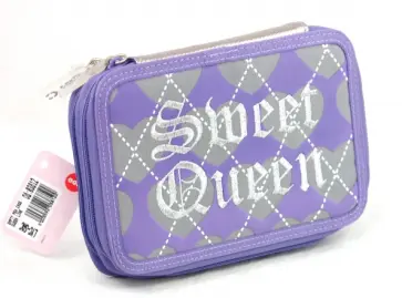 Пенал 2 отделения "Queen" (03812) обложка книги