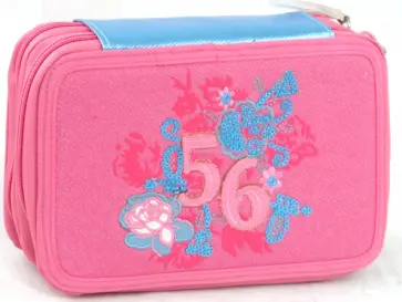 Пенал 2 отделения "Rosy" (05012) обложка книги