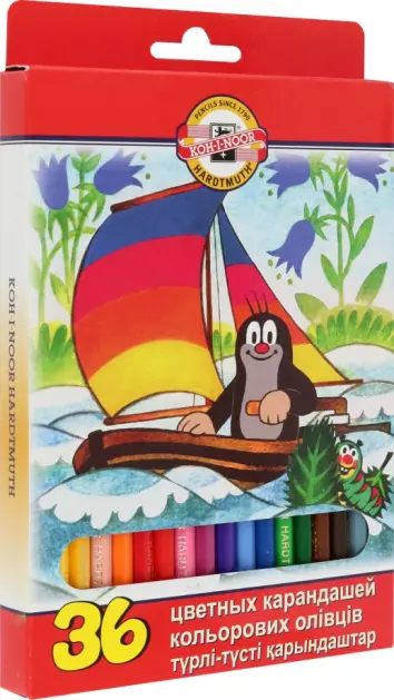 Набор карандашей 36 цветов Крот