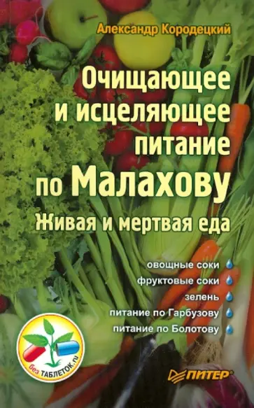 Александр Кородецкий - Очищающее и исцеляющее питание по Малахову. Живая и мертвая еда Александр Кородецкий - Очищающее и исцеляющее питание по Малахову. Живая и мертвая еда обложка книги