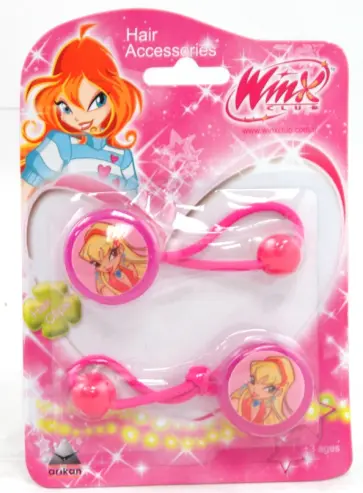 Резинка для волос, круглая Winx, 2 штуки (10352) обложка книги