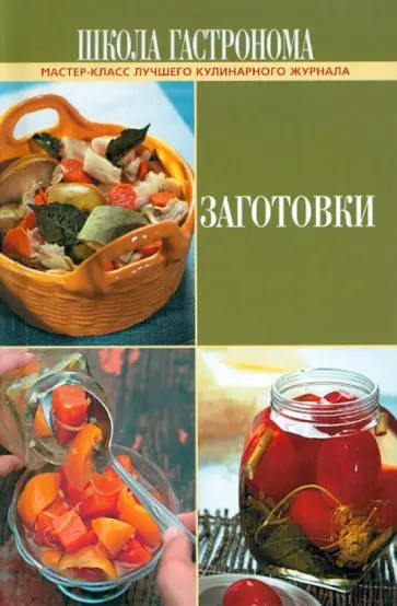 Школа Гастронома. Заготовки обложка книги