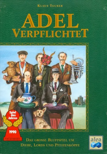 Klaus Teuber - Настольная игра "Adel Verpelichtet" (269068) обложка книги