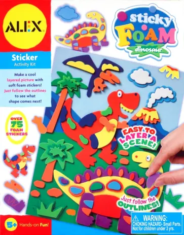 Набор для коллажа "Динозавры" (458D) обложка книги