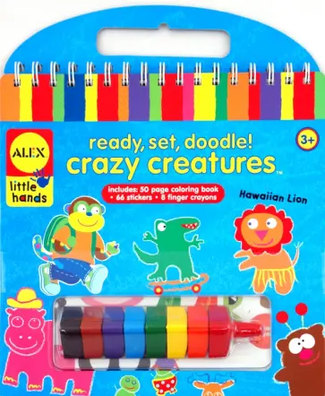 Набор для раскрашивания "Необычные создания" (1402C) обложка книги