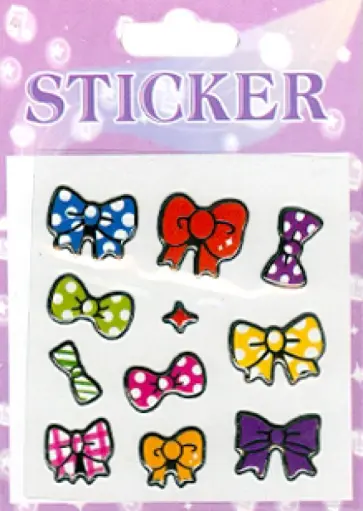 Наклейки детские объемные, в ассортименте (YL-Н1) обложка книги