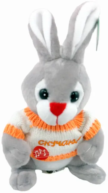 Зайчик в свитере, музыкальный (М94320-6) обложка книги