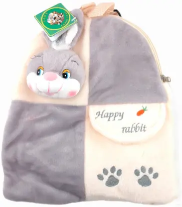 Зайчик рюкзак меховой 29х28 (91341) обложка книги